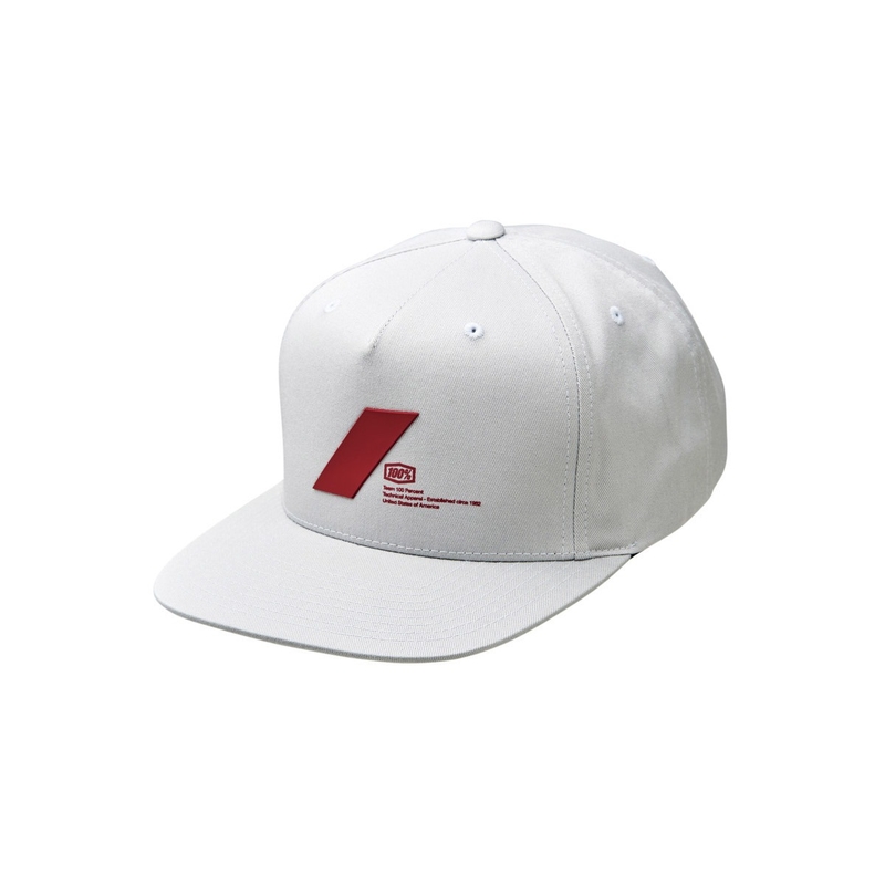 100% Forward Snapback lippis harmaa