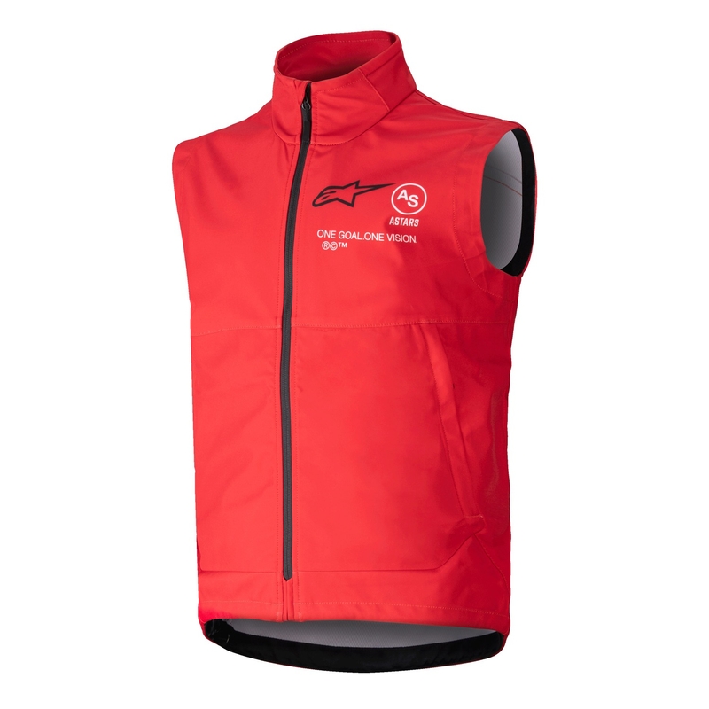 Alpinestars Techstar punainen lasten softshell-liivi