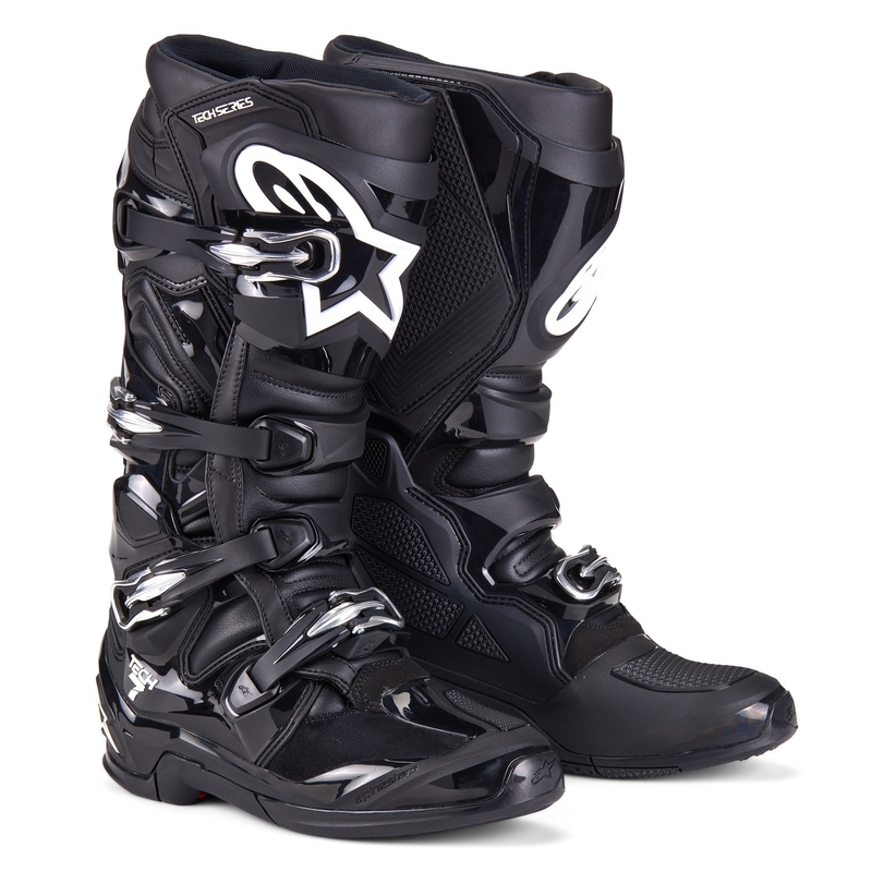Alpinestars Tech 7 moottoripyöräsaappaat musta