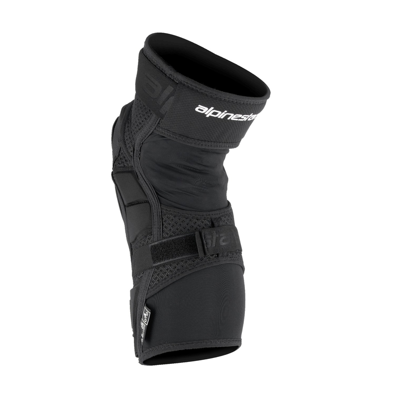 Alpinestars Bionic Pro Plasma musta-puna-valkoiset polvisuojat.