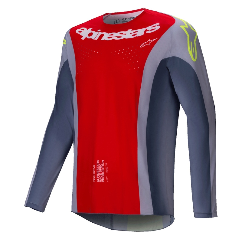 Alpinestars Techstar Melt motocross trikoo punainen-harmaa