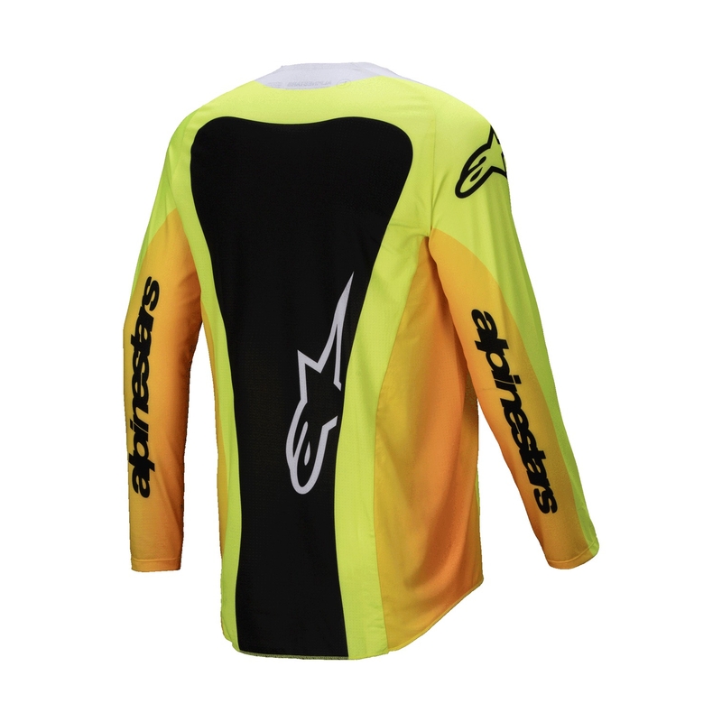 Alpinestars Techstar Melt Motocross Jersey keltainen ja musta