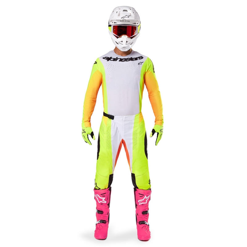 Alpinestars Techstar Melt Motocross Jersey keltainen ja musta