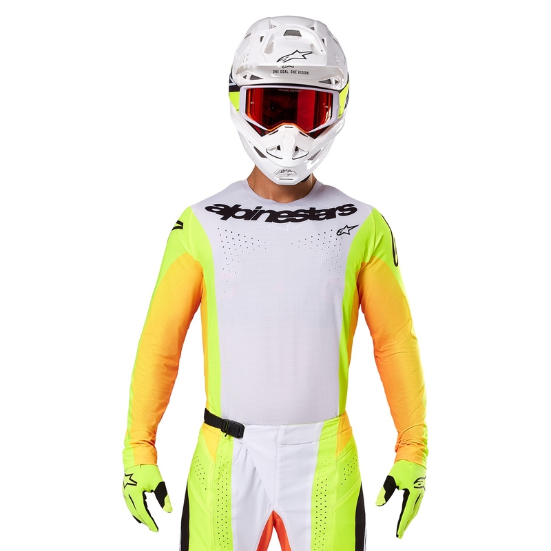 Alpinestars Techstar Melt Motocross Jersey keltainen ja musta