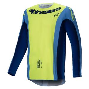 Alpinestars Techstar Melt fluo keltainen-sininen motocross paita