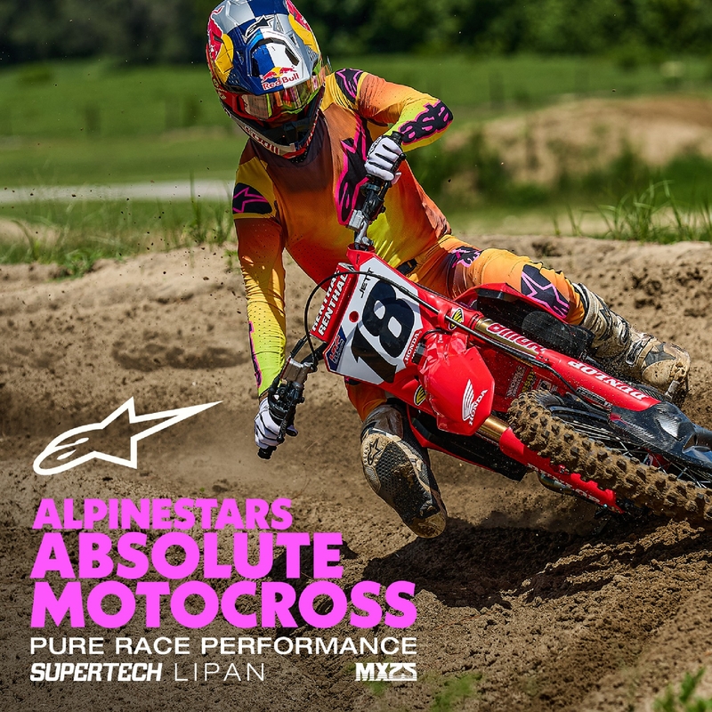 Motocross pelipaita Alpinestars Supertech Lipan kelta-vaaleanpunainen