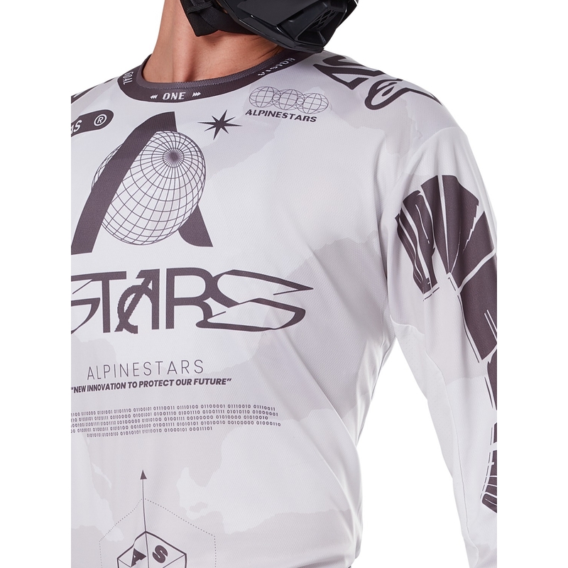 Alpinestars Racer Hollow kevyt camo-karkea motocross-paita