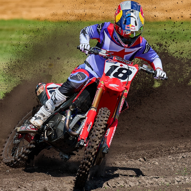 Alpinestars Fluid Wurx fluo violetti-punainen motocross paita