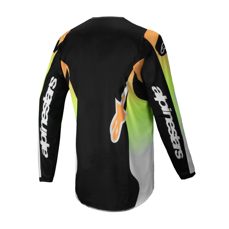 Alpinestars Fluid Wurx Motocross Jersey keltainen ja musta