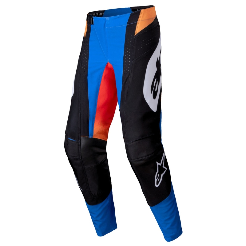 Alpinestars Techstar Melt Motocross-housut oranssi ja sininen