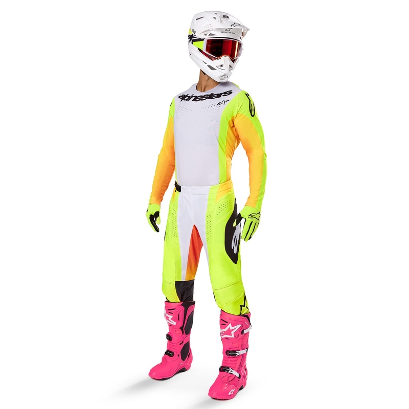 Alpinestars Techstar Melt Motocross-housut keltainen ja musta