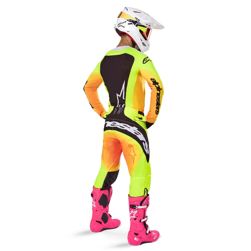Alpinestars Techstar Melt Motocross-housut keltainen ja musta