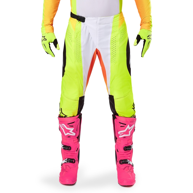 Alpinestars Techstar Melt Motocross-housut keltainen ja musta