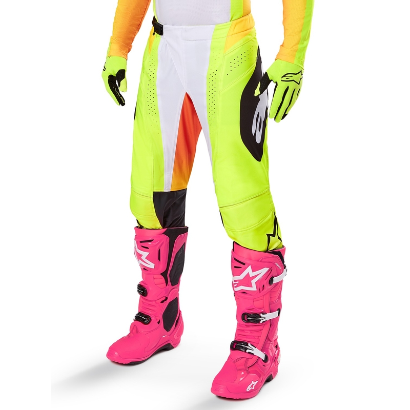 Alpinestars Techstar Melt Motocross-housut keltainen ja musta