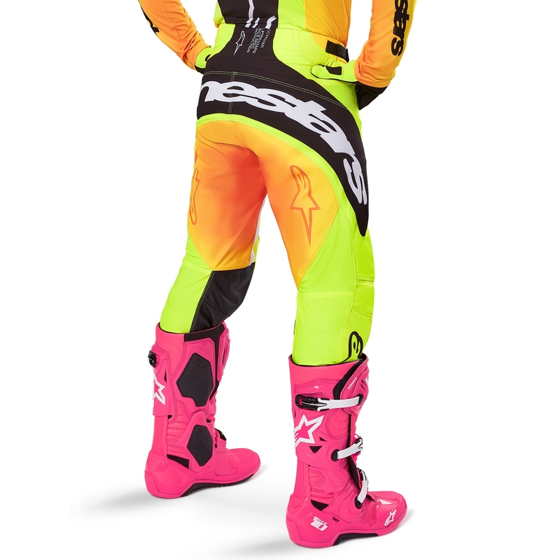 Alpinestars Techstar Melt Motocross-housut keltainen ja musta