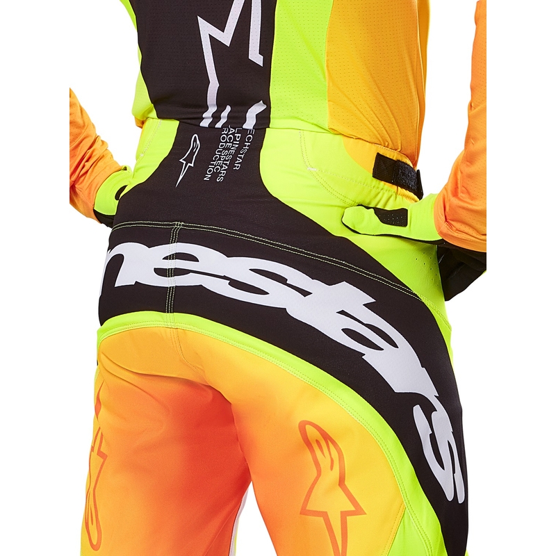 Alpinestars Techstar Melt Motocross-housut keltainen ja musta