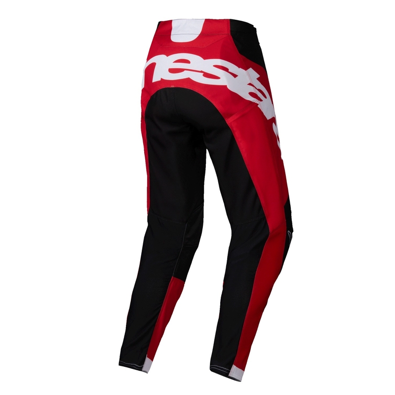 Alpinestars Racer Veil Motocross-housut musta ja punainen