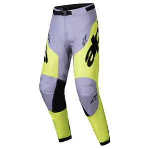 Alpinestars Racer Veil motocross-housut harmaa-fluo-keltaiset