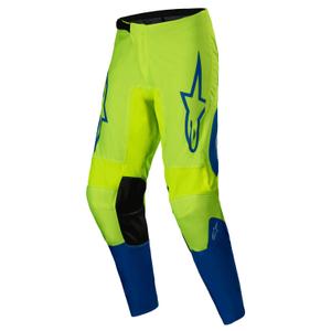 Alpinestars Fluid Haul motocross-housut fluo-kelta-siniset