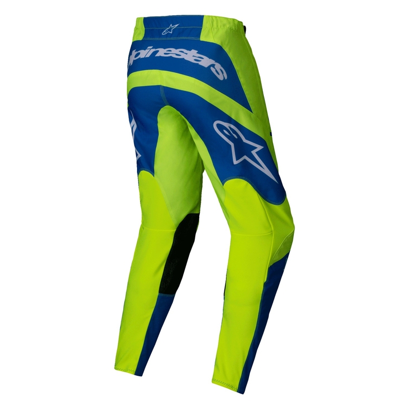 Alpinestars Fluid Haul motocross-housut fluo-kelta-siniset