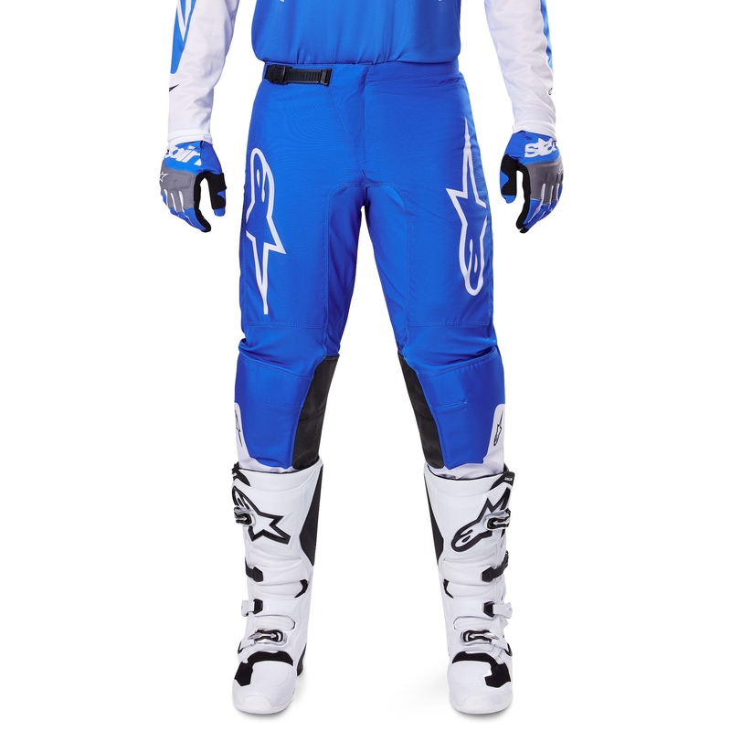 Motokrosové kalhoty Alpinestars Fluid Haul modro-bílé
