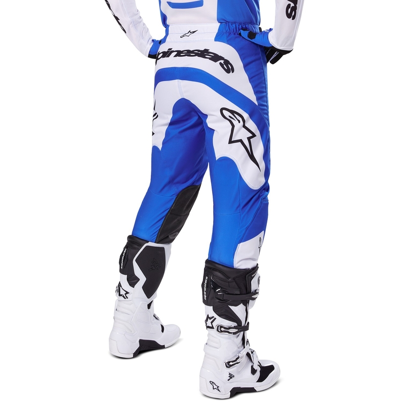 Motokrosové kalhoty Alpinestars Fluid Haul modro-bílé