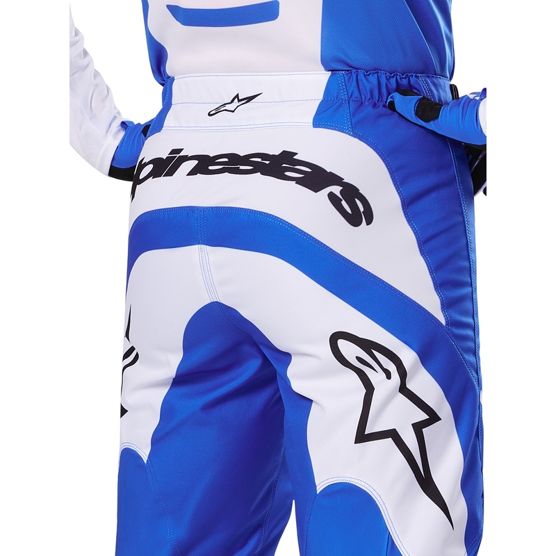 Motokrosové kalhoty Alpinestars Fluid Haul modro-bílé