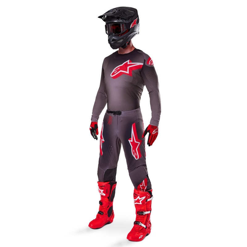 Alpinestars Supertech Lipan Smoke Red Motocross-housut Alpinestars Supertech Lipan Smoke Red Motocross-housut