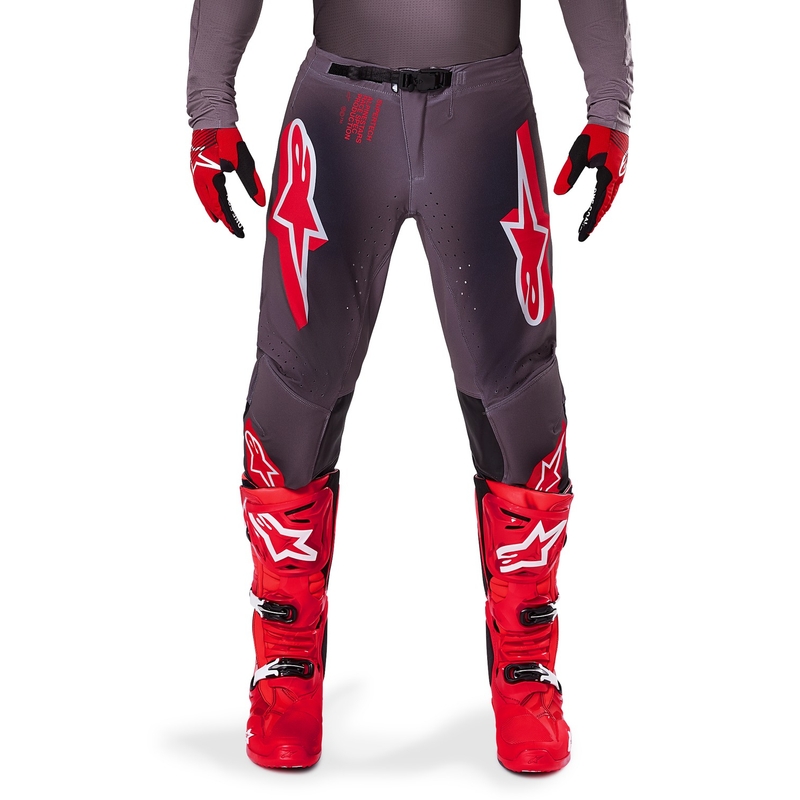Alpinestars Supertech Lipan Smoke Red Motocross-housut Alpinestars Supertech Lipan Smoke Red Motocross-housut