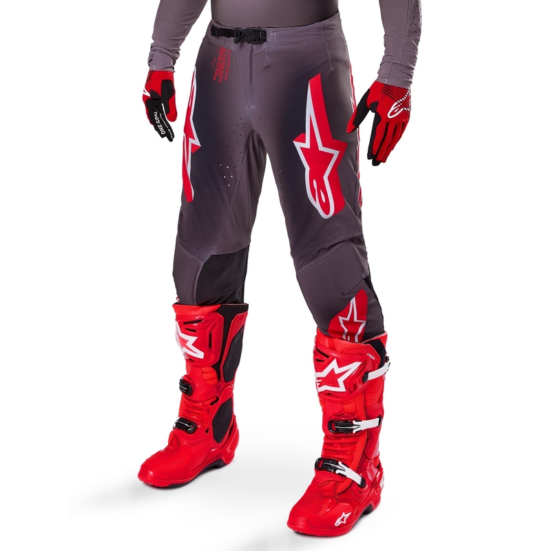 Alpinestars Supertech Lipan Smoke Red Motocross-housut Alpinestars Supertech Lipan Smoke Red Motocross-housut
