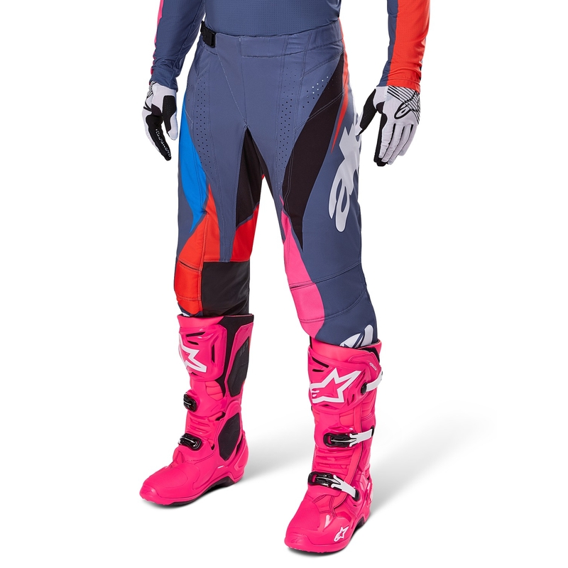 Motokrosové kalhoty Alpinestars Techstar Dreem šedo-multicolor