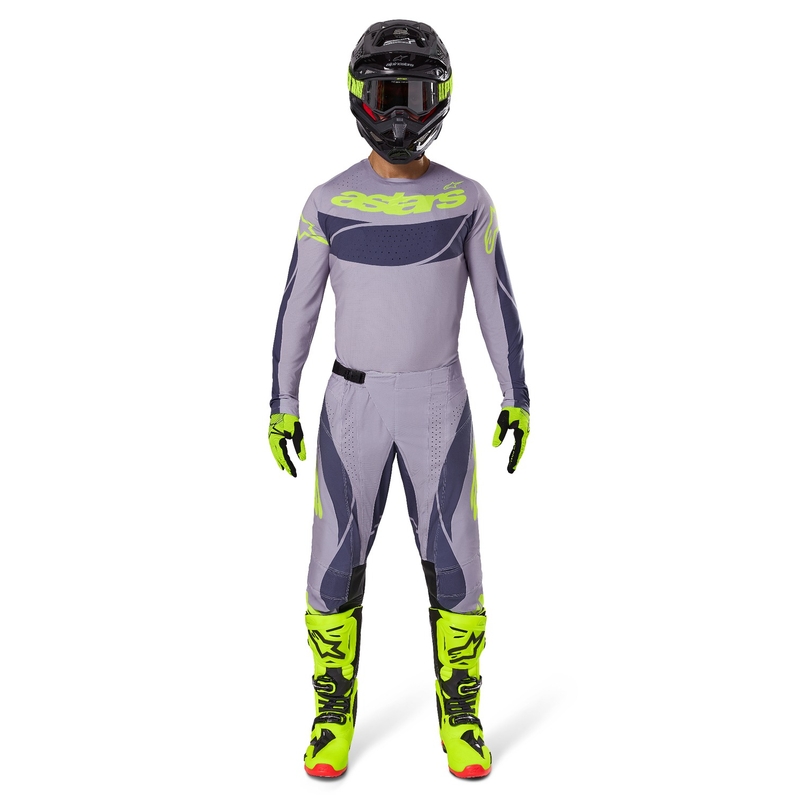 Motokrosové kalhoty Alpinestars Techstar Dreem šedo-tmavě šedé