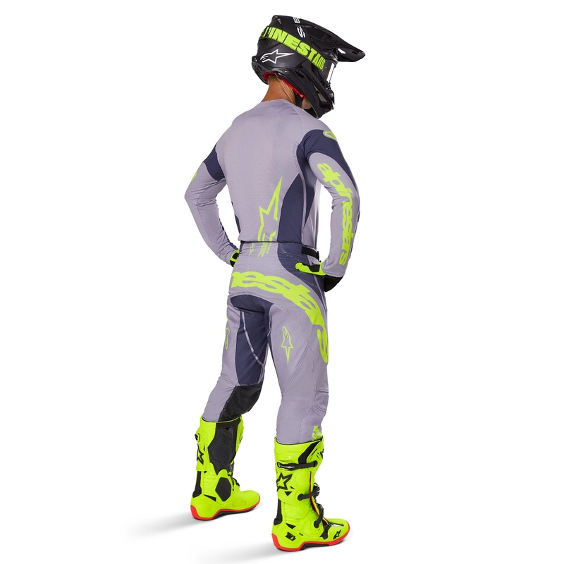Motokrosové kalhoty Alpinestars Techstar Dreem šedo-tmavě šedé