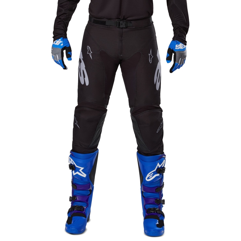 Alpinestars Racer Graphite Motocross-housut musta ja harmaa