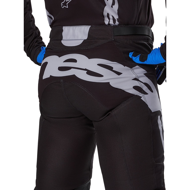 Alpinestars Racer Graphite Motocross-housut musta ja harmaa