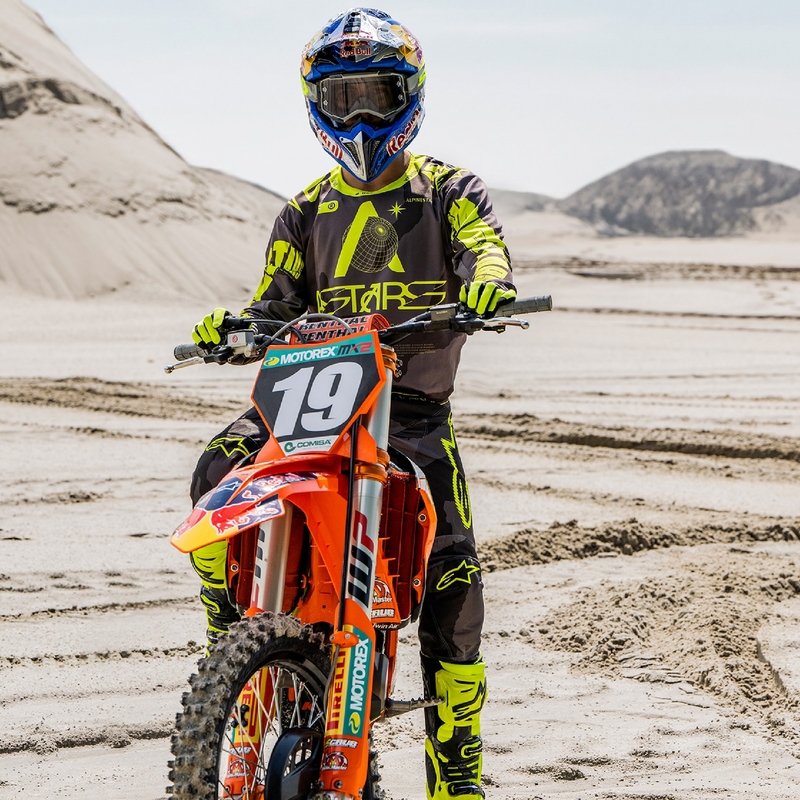 Alpinestars Racer Hollow Motocross-housut tumma camo-fluo-keltainen