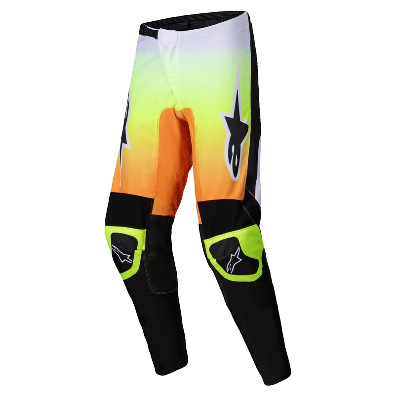 Alpinestars Fluid Wurx Motocross-housut keltainen ja musta