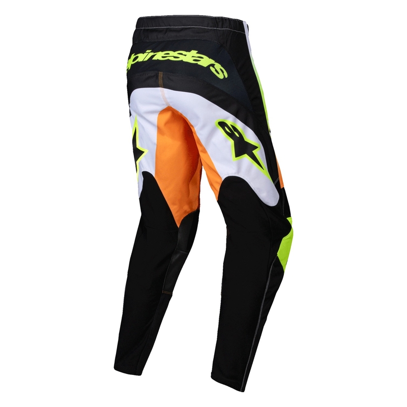 Alpinestars Fluid Wurx Motocross-housut keltainen ja musta