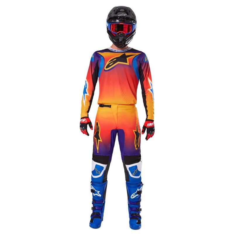 Alpinestars Fluid Wurx moniväriset motocross-housut