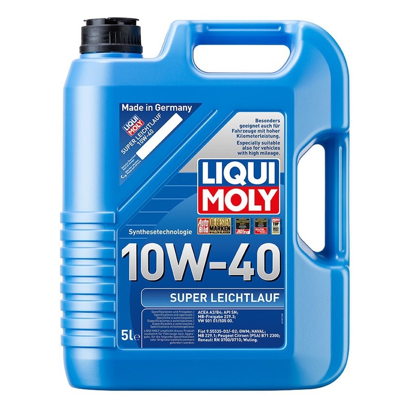 LIQUI MOLY Super Leichtlauf 10W-40 Synteettinen moottoriöljy 5 l