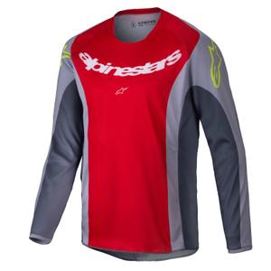 Lasten motocross paita Alpinestars Racer Melt punainen-harmaa
