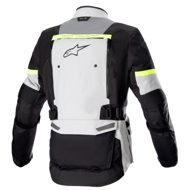 Alpinestars Bogota PRO Drystar harmaa-musta-fluo-keltainen moottoripyörätakki
