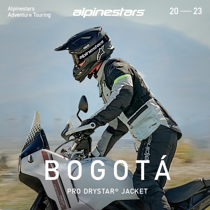 Alpinestars Bogota PRO Drystar harmaa-musta-fluo-keltainen moottoripyörätakki