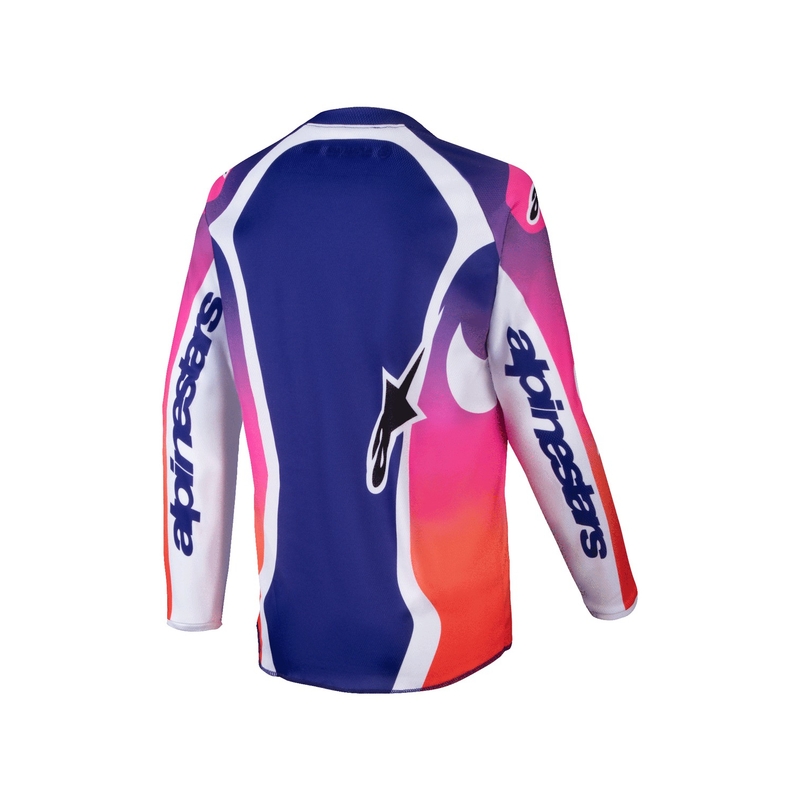 Lasten motocross paita Alpinestars Racer Wurx monivärinen-valkoinen - valkoinen
