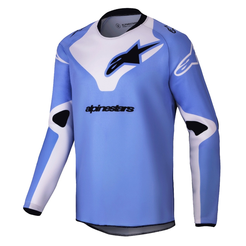 Dětský motokrosový dres Alpinestars Racer Veil fialovo-černý