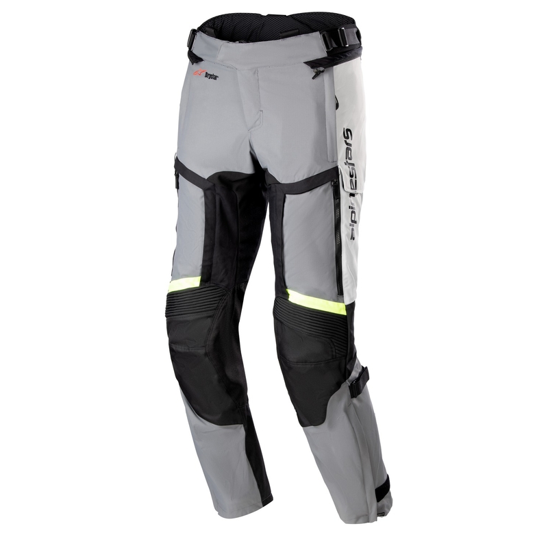 Alpinestars Bogota Pro Drystar 4 Harmaa-Musta-Fluo Yellow Moottoripyöräilyhousut