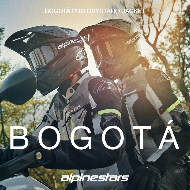 Alpinestars Bogota Pro Drystar 4 Season lyhennetyt moottoripyöräilyhousut Musta
