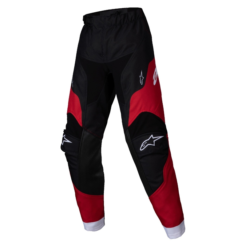 Alpinestars Racer Veil Lasten Motocross-housut musta ja punainen