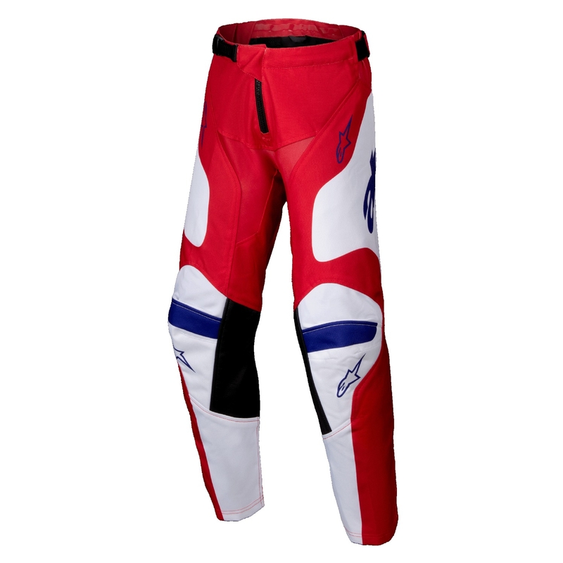 Alpinestars Racer Veil lasten motocross housut punainen ja valkoinen