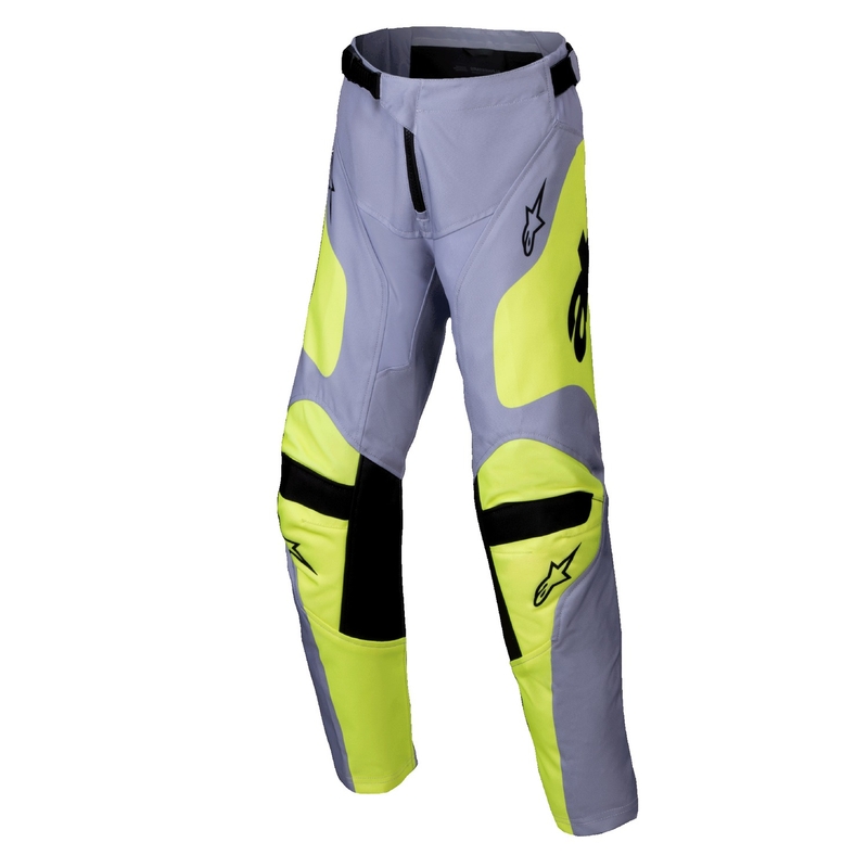 Alpinestars Racer Veil lasten motocross-housut harmaa-fluokokeltaiset